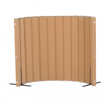 Quiet Divider® with Sound Sponge® 48″ x 6′ Wall – Natural Tan